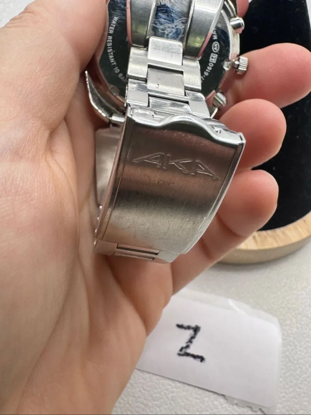 Rare Seiko Alba AKA Disney Mickey Mouse Chronograph Watch V657-6160 Silver OS